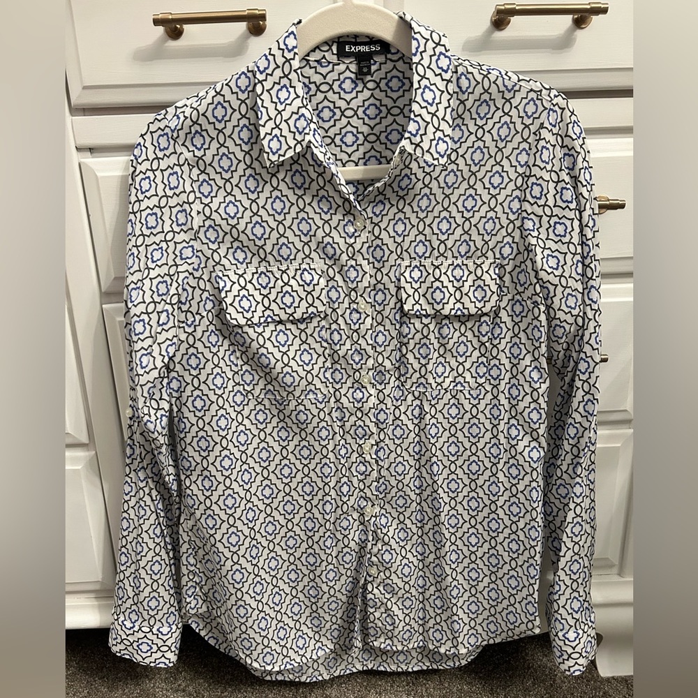 Express Button Up Dress Shirt